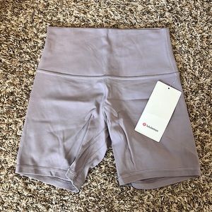 NWT Align high rise shorts 6 inch size 6